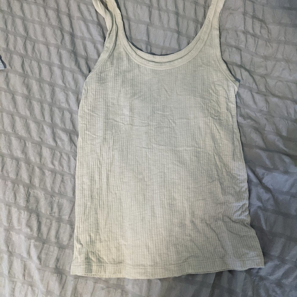 White tank top perfect for a hot summers day